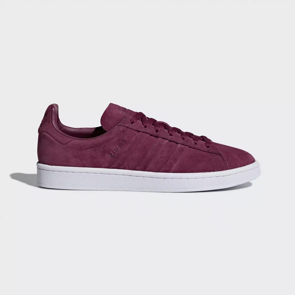 Adidas Campus Stitch and Turn Tenis Rojos Para Hombre (MX-95630)